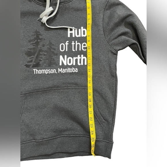 Hub of The North Charcoal Hoodie - Picture 10 of 12